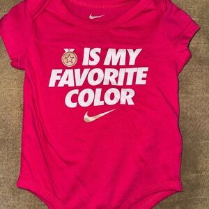 Nike Fuchsia Baby Bodysuit